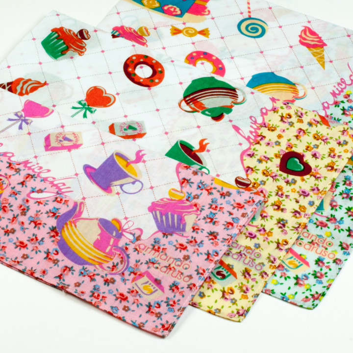 Mouchoirs vintage "Happy Birthday"