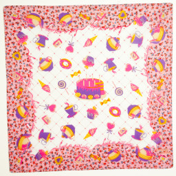 Mouchoirs rose "Happy Birthday"