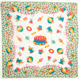 Mouchoirs bleu "Happy Birthday"