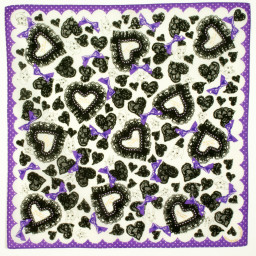 Mouchoirs Mon chéri mauve