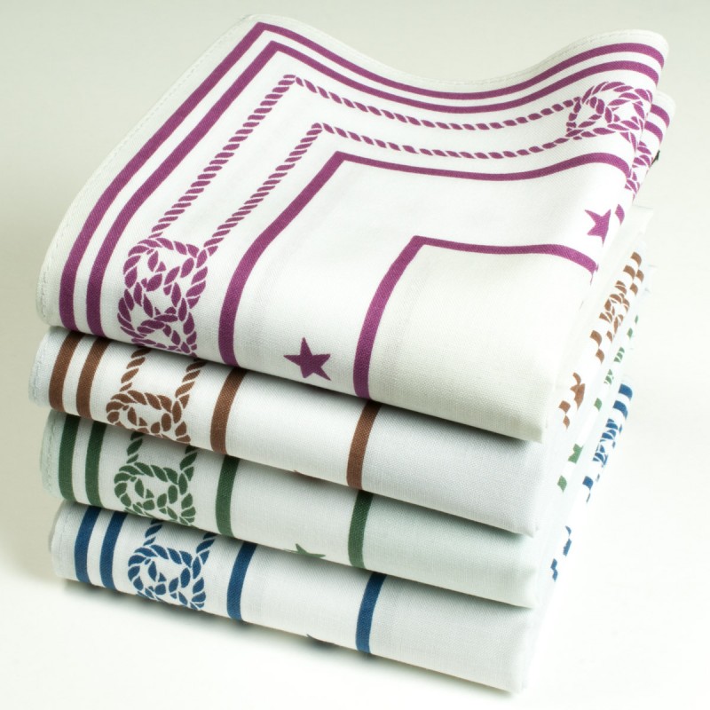 Mouchoirs "Yacht Club"