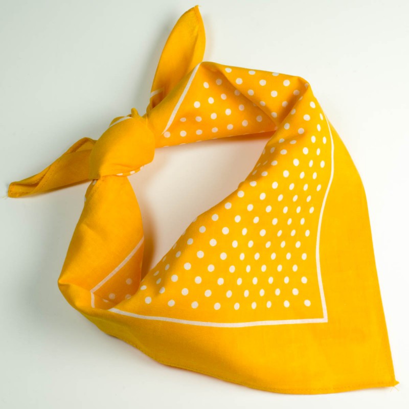 Bandana jaune "Trévise"