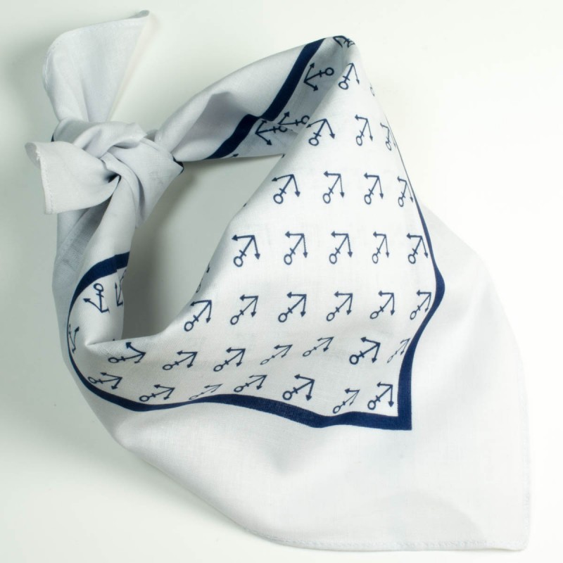 Bandana bleu "Belle Ile"