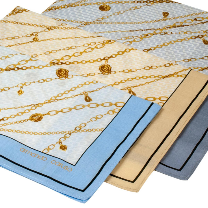 Mouchoirs homme "Aurum" (x3)