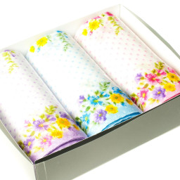 Mouchoirs "Passiflore" (x3)