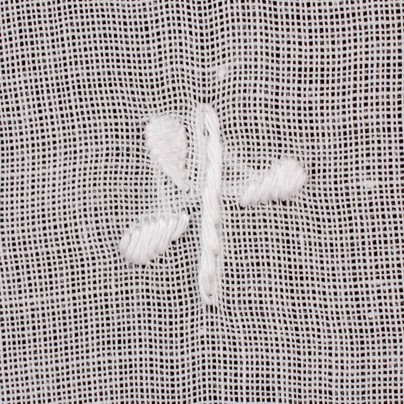 Mouchoir brodé "Euphrosyne" (x1)