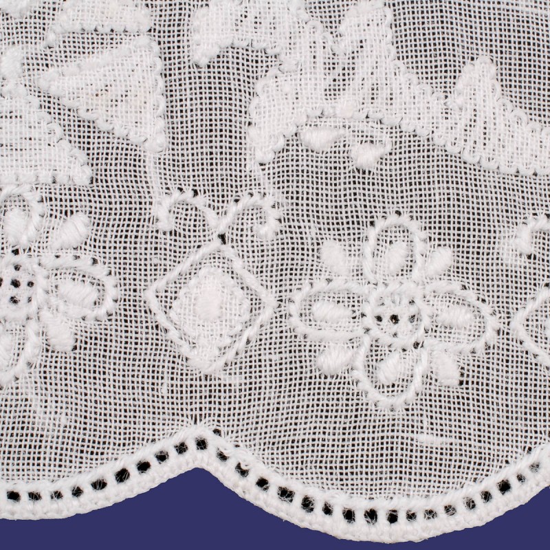 Mouchoir brodé "Euphrosyne" (x1)