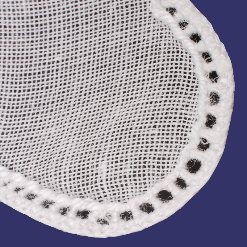 Mouchoir brodé "Euphrosyne" (x1)