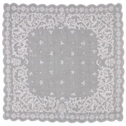 Mouchoir brodé main "Euphrosyne" (x1)