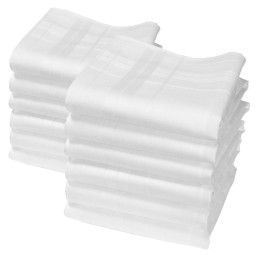 Mouchoirs blancs "Diamantina"