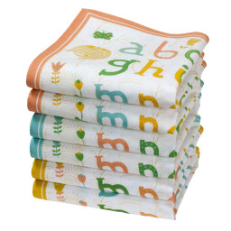 Mouchoirs enfants "Alphabet" (x6)