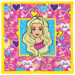 Mouchoirs enfant "Barbie" (x3)