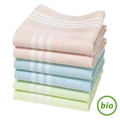 Mouchoirs biologiques "HANKISS Spring" (x6)