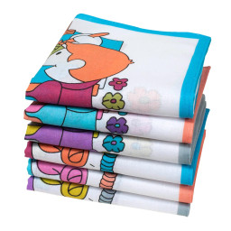 Mouchoirs "Gribouille" (x6)