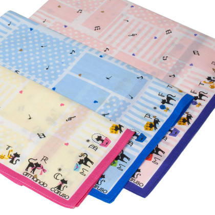 Mouchoirs "Mistigri" (x3)