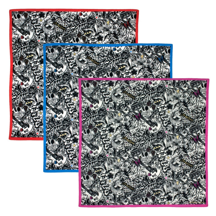 Mouchoirs "A la mort, A l'amor" (x3)