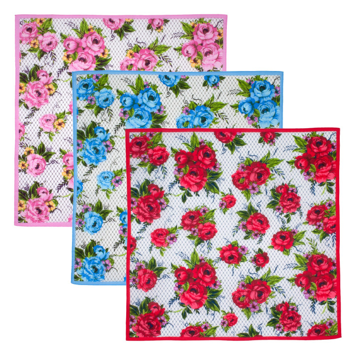 Mouchoirs "Lucinda" (x3)