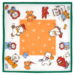 Mouchoirs ours et éléphants "Toffee" (x3) 