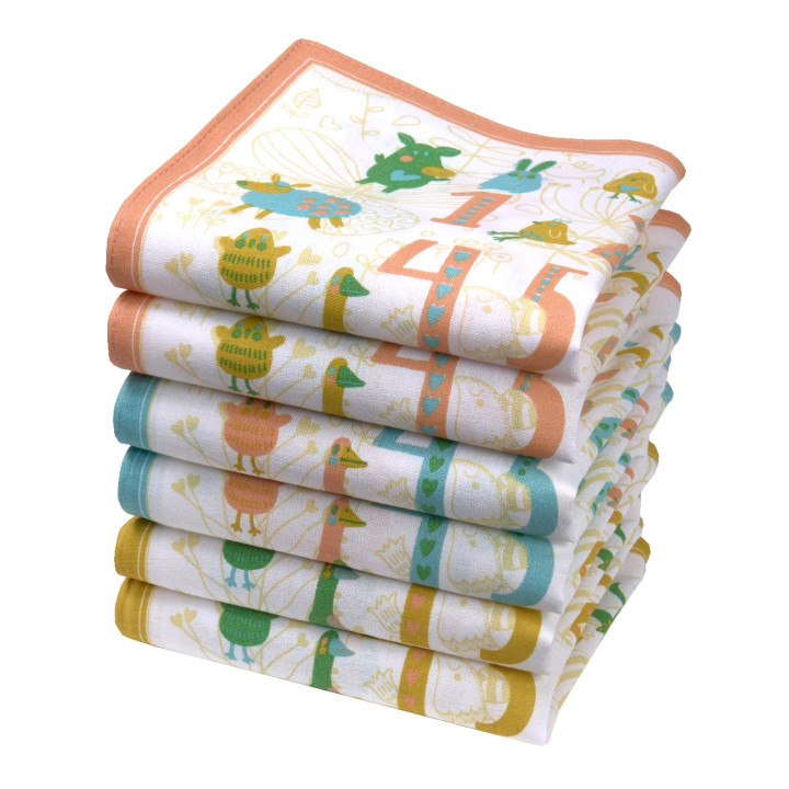 Mouchoirs enfants NUMBERS (x6)