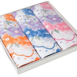 Mouchoirs brodés " Soléane" (x3)