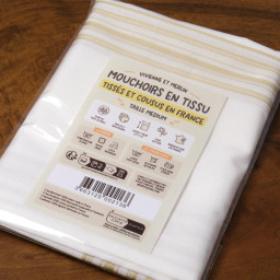 Mouchoir en tissu Français