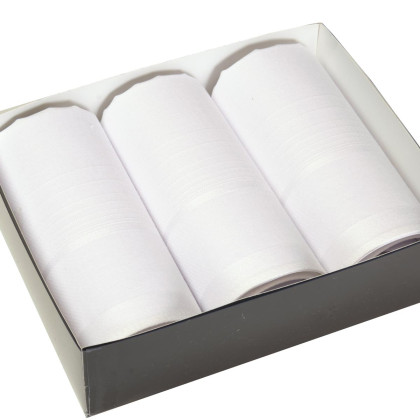 Très beaux mouchoirs féminins CELESTE (x3)