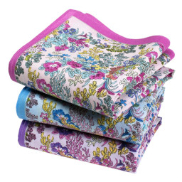 Jolis mouchoirs AMBROISIE (x3)