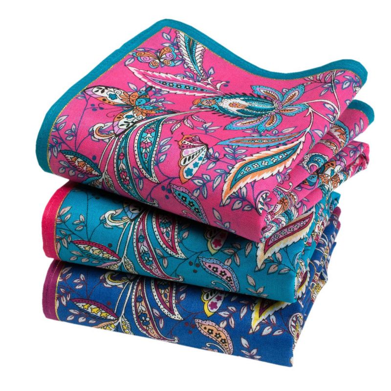 Beaux mouchoirs HESPERIE (x3)