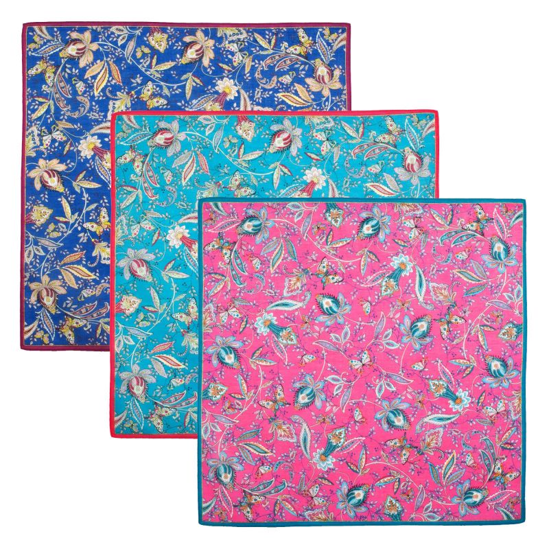 Beaux mouchoirs HESPERIE (x3)