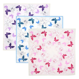 Mouchoirs BUTTERFLY (x3)