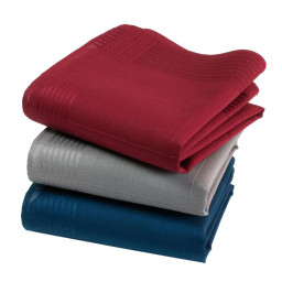 Mouchoirs GRENAT (x3)