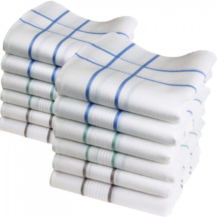 Mouchoirs en tissu Elliott par 12