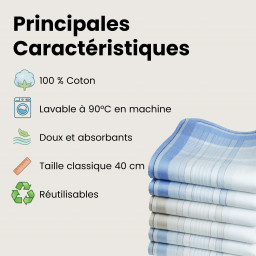 Mouchoirs quotidiens "Lewis"
