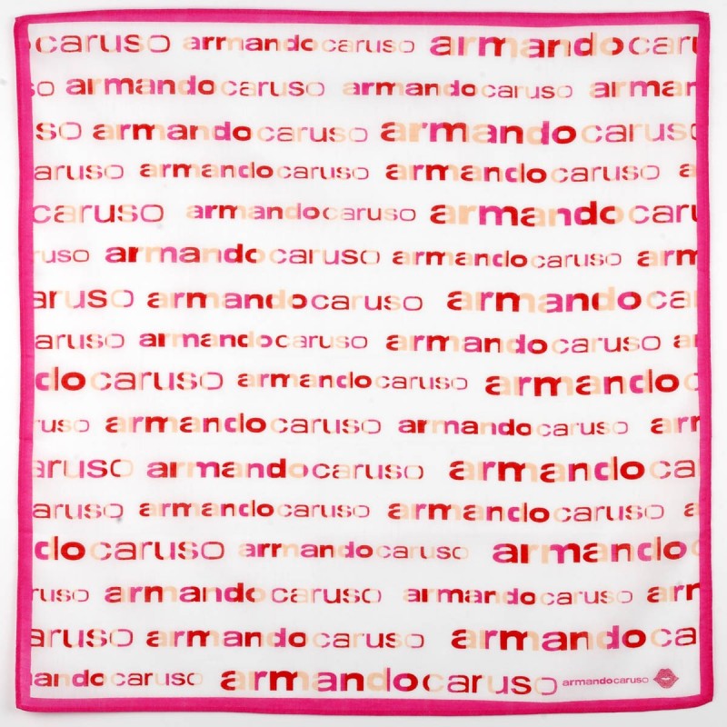 mouchoir femme 100% coton 45cm forever rose