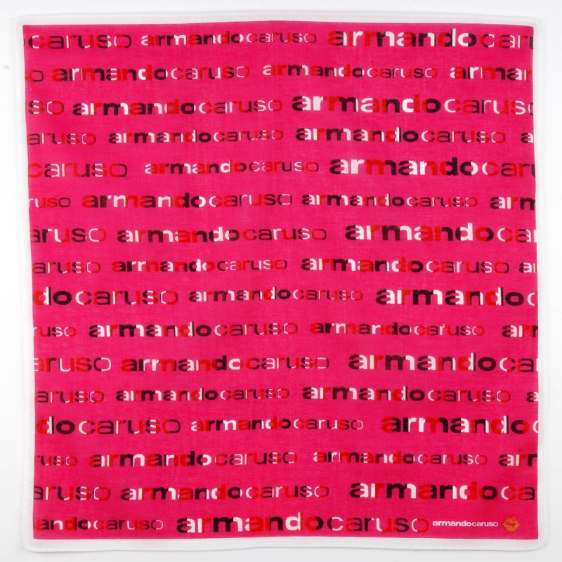 mouchoir femme 100% coton 45cm forever rouge