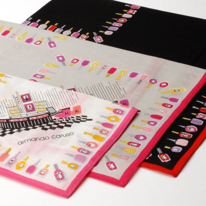 mouchoir femme 100% coton 45cm french