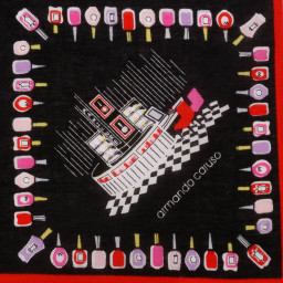 mouchoir femme 100% coton 45cm french armando caruso