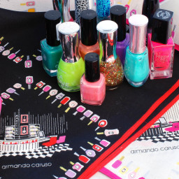 mouchoir femme 100% coton 45cm french scène