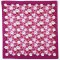 mouchoir kiss cerise femme 100% coton 45cm