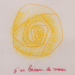 mouchoir amore détail femme 100% coton 45cm