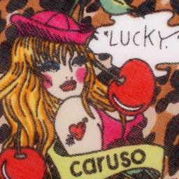 mouchoir pirates armando caruso femme 100% coton 45cm 